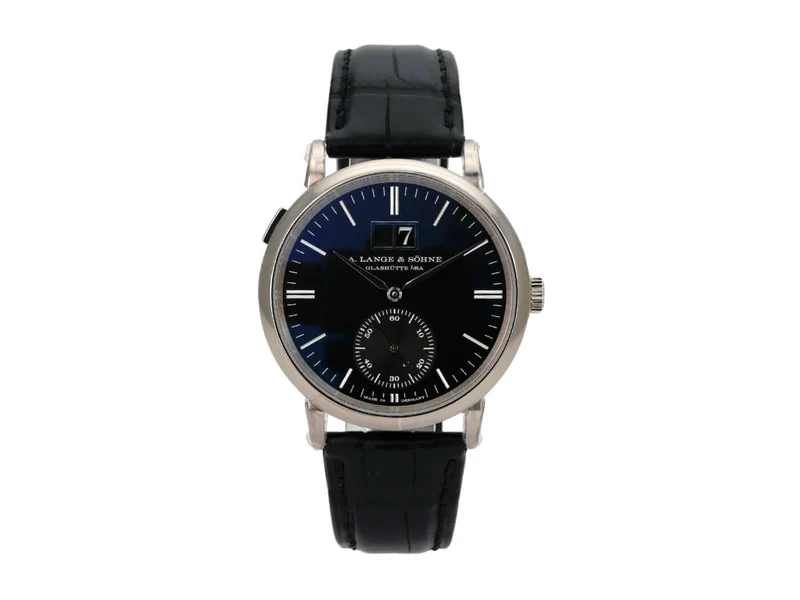 A. Lange & Söhne Saxonia Großdatum Automatik Weißgold 381.029