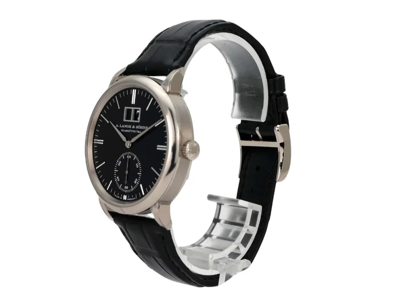 A. Lange & Söhne Saxonia Großdatum Automatik Weißgold 381.029