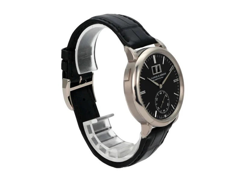 A. Lange & Söhne Saxonia Großdatum Automatik Weißgold 381.029