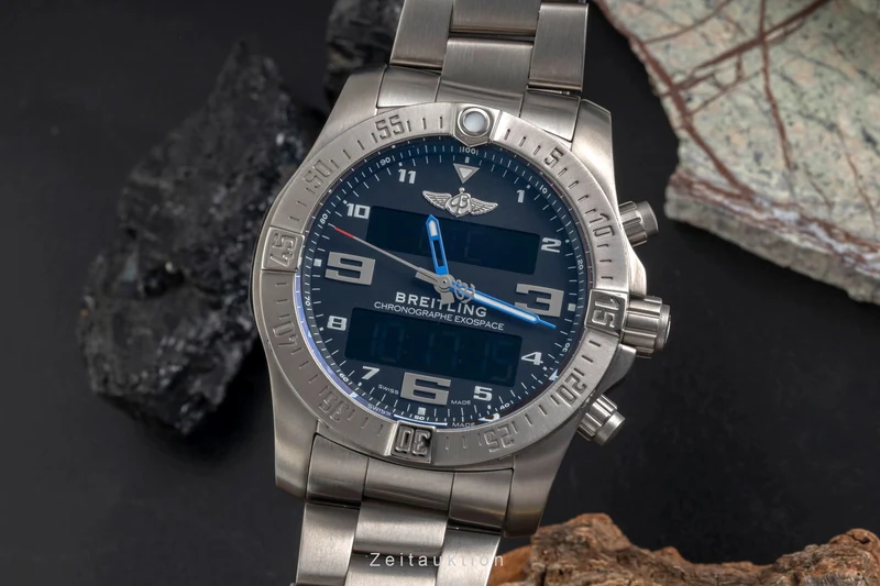 Breitling Exospace chronograph titanium quartz men's watch EB5510H2/BE79 [2605029]