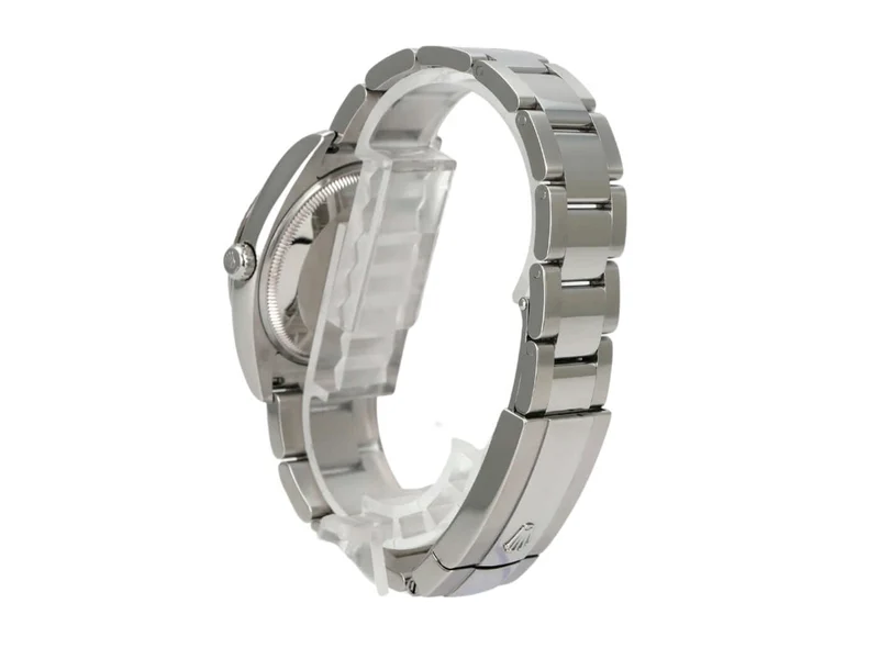 Rolex 115234 Oyster Perpetual Date 34 Silber Diamant
