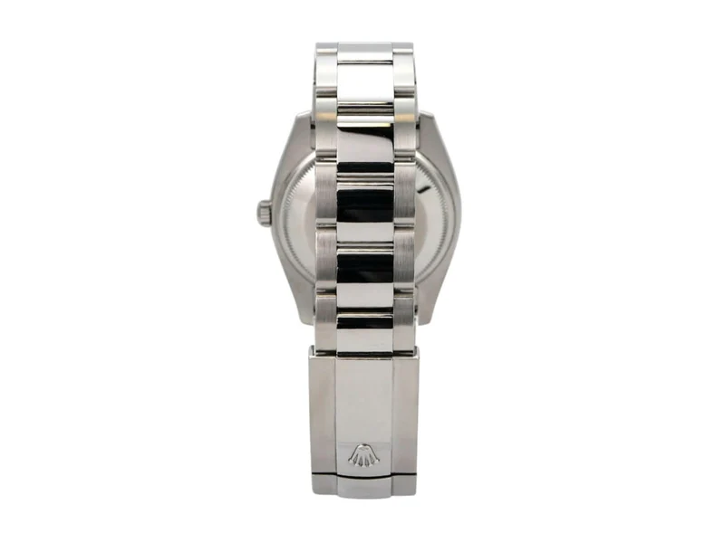 Rolex 115234 Oyster Perpetual Date 34 Silber Diamant