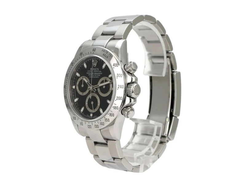 Rolex Daytona Edelstahl 116520 Schwarz