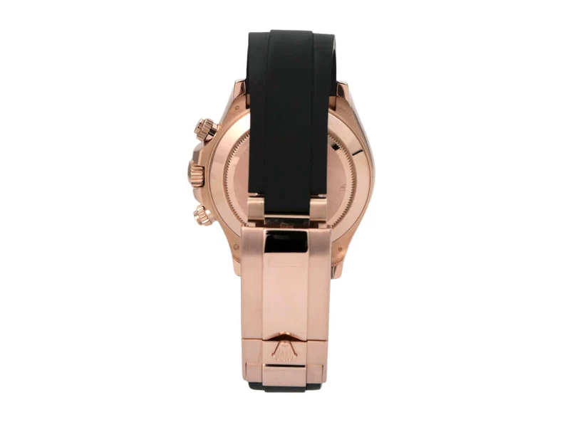 Rolex Daytona 116515LN Everose-Gold Oysterflex Schwarz