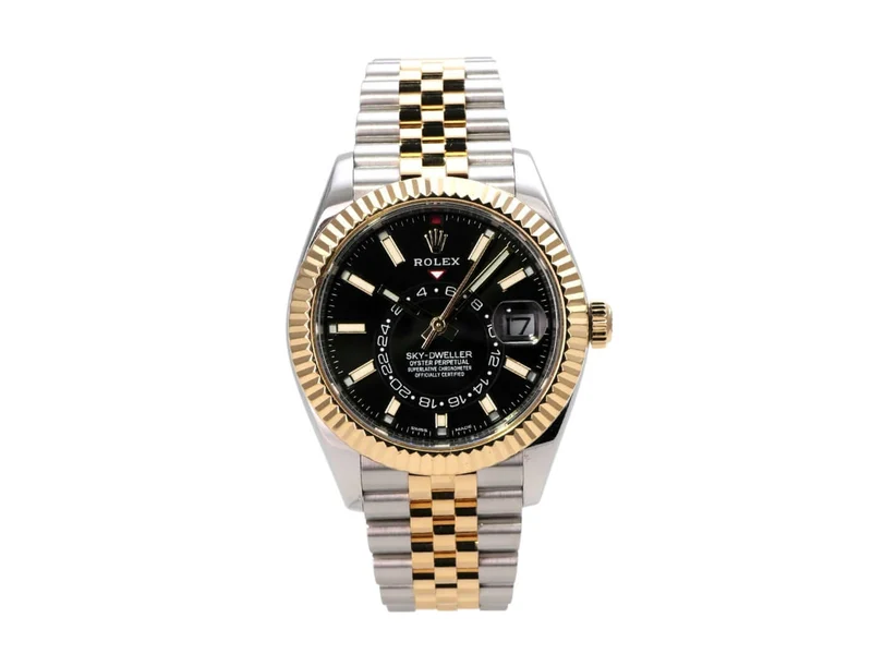 Rolex Sky-Dweller 326933 Schwarz Jubile-Band