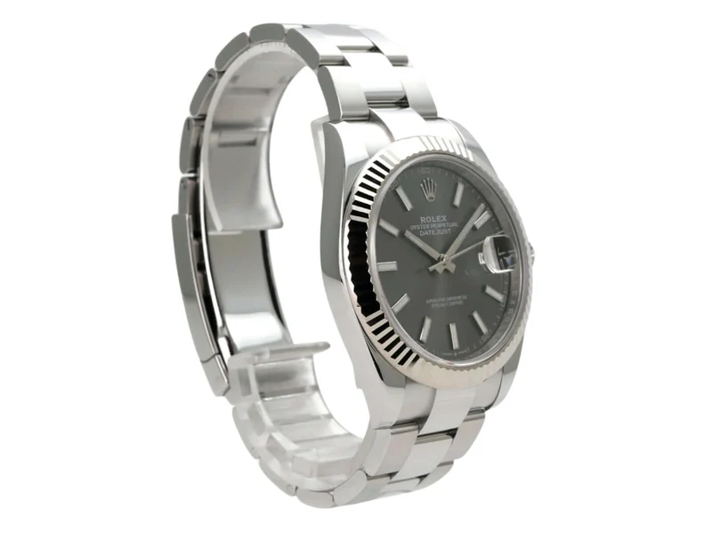 Rolex Datejust 41 Edelstahl Weißgold 126334 Rhodium
