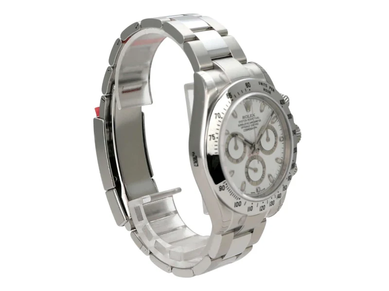 Rolex Daytona Edelstahl 116520 Weiß