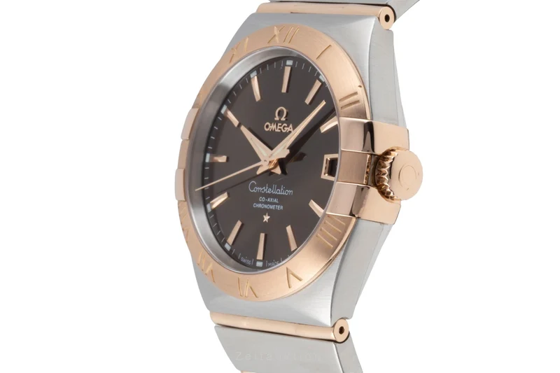 Omega Constellation steel / gold automatic men's watch 123.20.38.21.13.001 VP: 12600EUR [2604880]