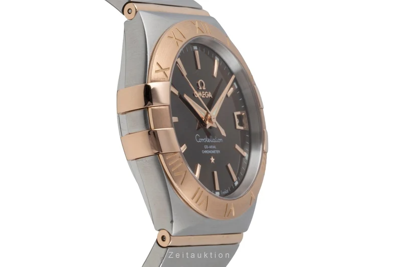 Omega Constellation steel / gold automatic men's watch 123.20.38.21.13.001 VP: 12600EUR [2604880]