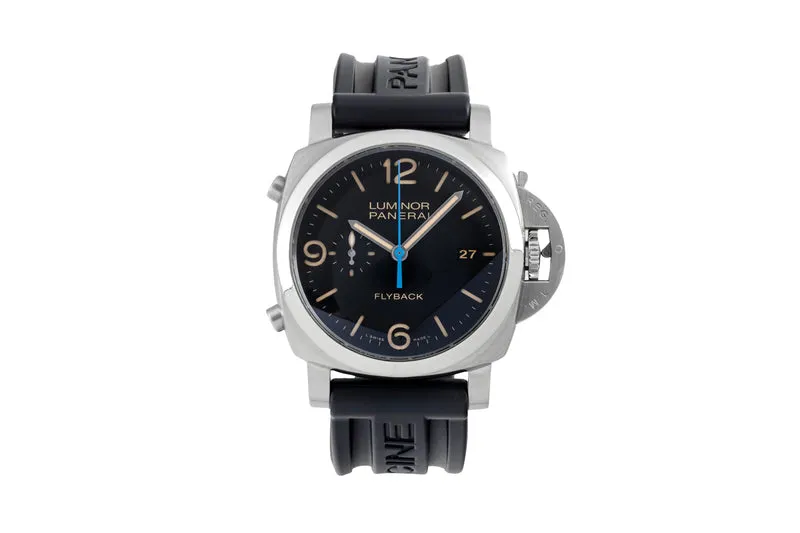 Panerai Luminor chronograph steel automatic men's watch PAM00524 VP: 10500EUR [2604946]