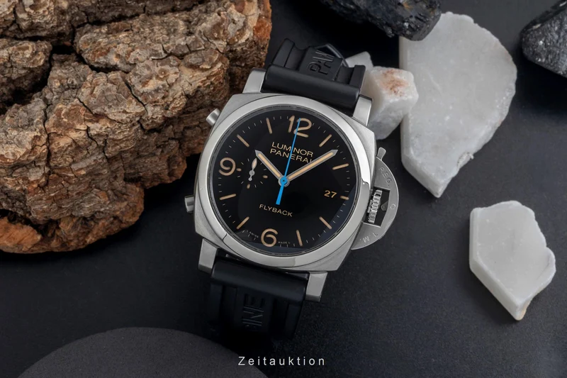 Panerai Luminor chronograph steel automatic men's watch PAM00524 VP: 10500EUR [2604946]
