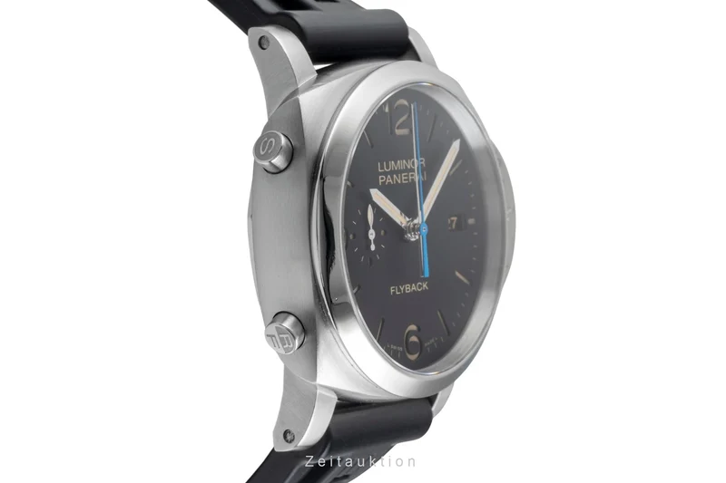 Panerai Luminor chronograph steel automatic men's watch PAM00524 VP: 10500EUR [2604946]