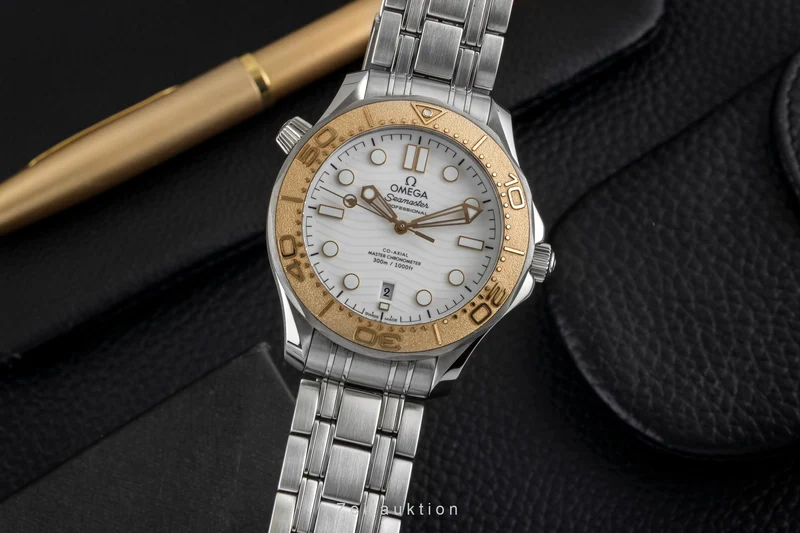 Omega Seamaster steel / gold automatic men's watch 522.21.42.20.04.001 LP: 10000EUR [2605258]