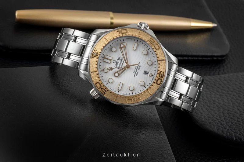 Omega Seamaster steel / gold automatic men's watch 522.21.42.20.04.001 LP: 10000EUR [2605258]