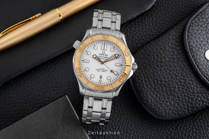 Omega Seamaster steel / gold automatic men's watch 522.21.42.20.04.001 LP: 10000EUR [2605258]