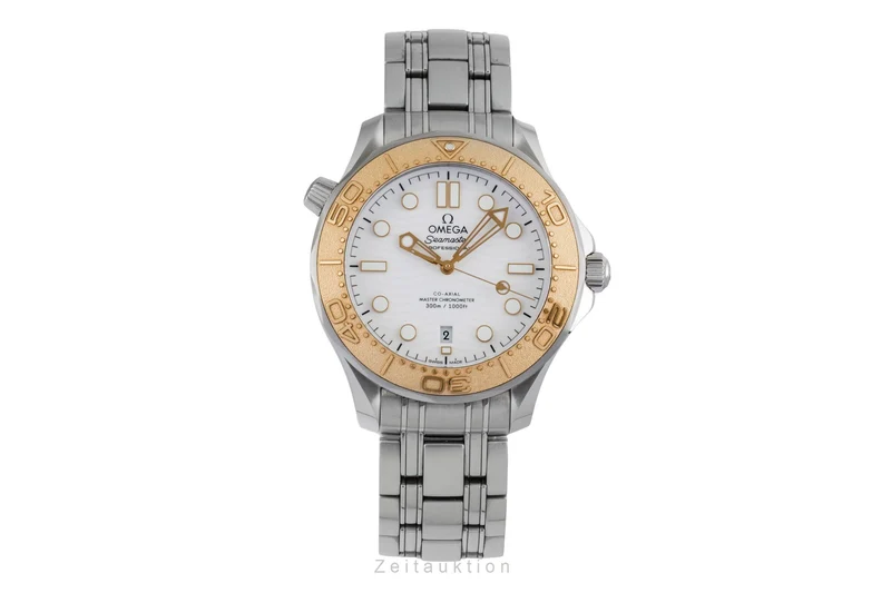 Omega Seamaster steel / gold automatic men's watch 522.21.42.20.04.001 LP: 10000EUR [2605258]