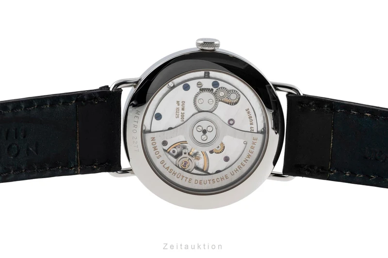 Nomos Metro steel automatic men's watch 1110 LP: 3620EUR [2604908]