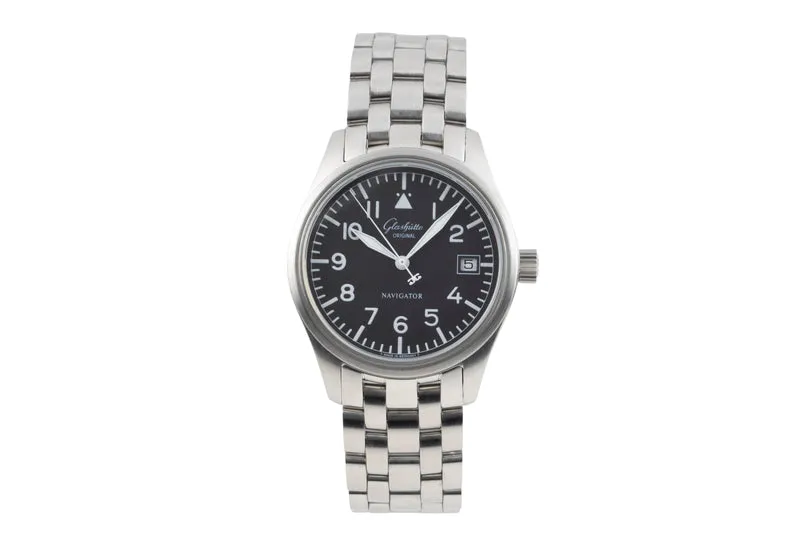 Glashütte Navigator steel automatic men's watch 1-10-33-07-07-04 [2604853]