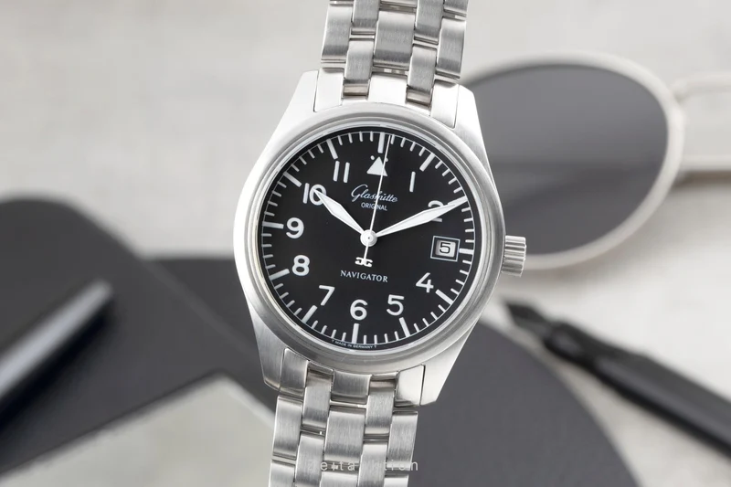 Glashütte Navigator steel automatic men's watch 1-10-33-07-07-04 [2604853]