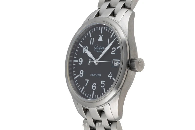 Glashütte Navigator steel automatic men's watch 1-10-33-07-07-04 [2604853]