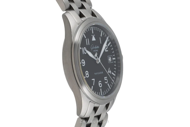 Glashütte Navigator steel automatic men's watch 1-10-33-07-07-04 [2604853]