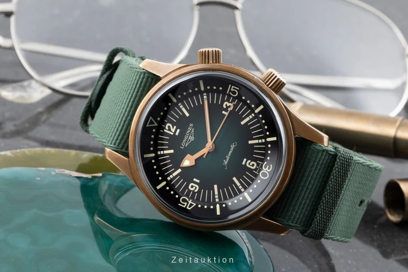 Longines Legend Diver bronze automatic men's watch L3.774.1.50.2 LP: 3400EUR [2604887]