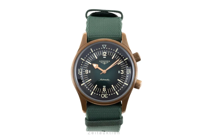 Longines Legend Diver bronze automatic men's watch L3.774.1.50.2 LP: 3400EUR [2604887]