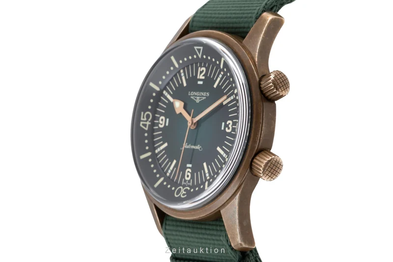 Longines Legend Diver bronze automatic men's watch L3.774.1.50.2 LP: 3400EUR [2604887]