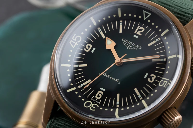 Longines Legend Diver bronze automatic men's watch L3.774.1.50.2 LP: 3400EUR [2604887]