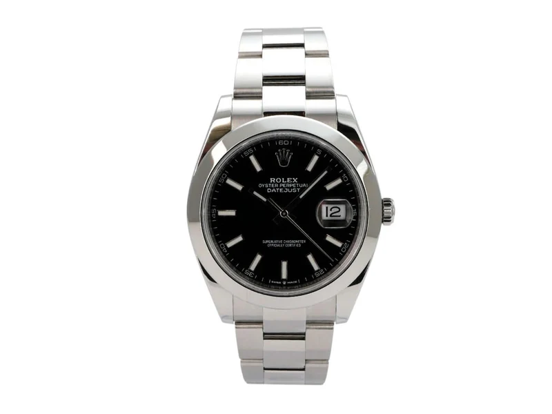 Rolex Datejust 41 Edelstahl 126300 Schwarz
