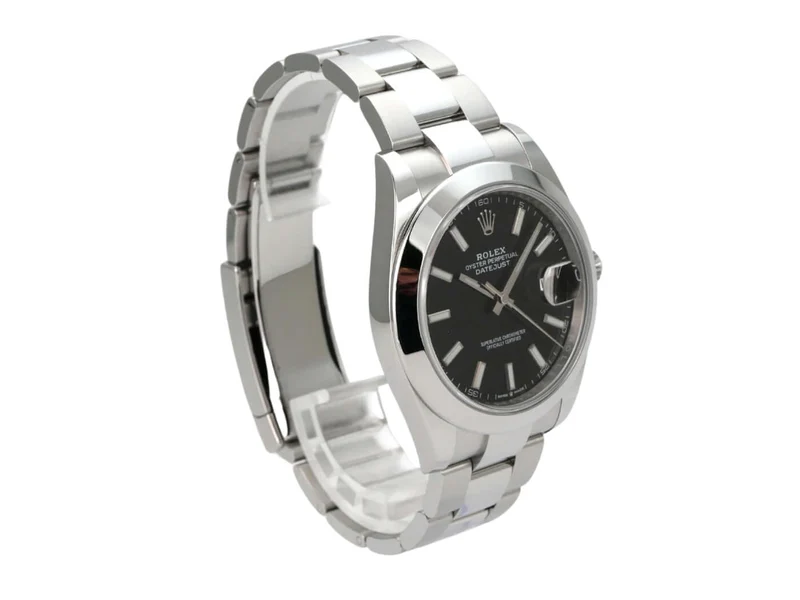 Rolex Datejust 41 Edelstahl 126300 Schwarz