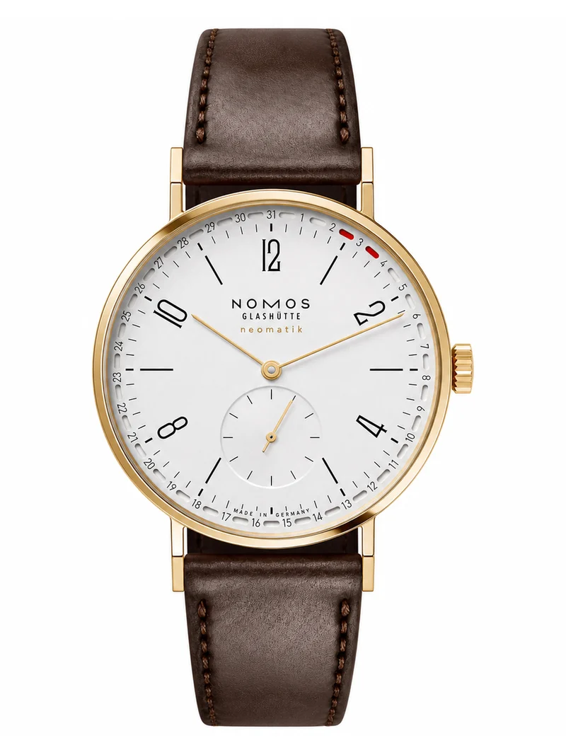 NOMOS Glashütte Tangente Gold neomatik 38 Update Doré