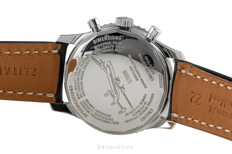 Breitling Navitimer chronograph steel automatic men's watch A23322-011SC Limited [2605097]