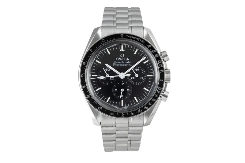 Omega Speedmaster Moonwatch chronograph steel manual winding men's watch 310.30.42.50.01.001 LP: 7600EUR [2605264]