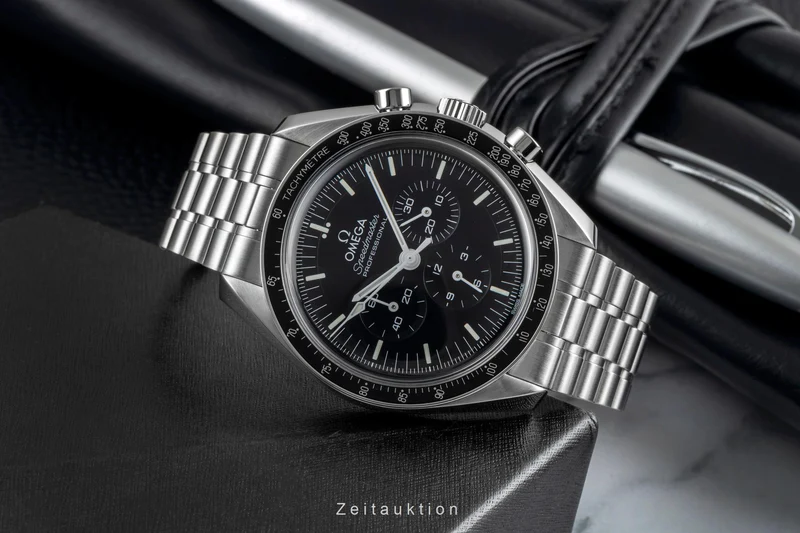 Omega Speedmaster Moonwatch chronograph steel manual winding men's watch 310.30.42.50.01.001 LP: 7600EUR [2605264]