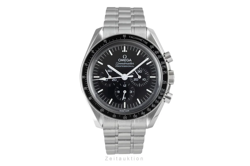 Omega Speedmaster Moonwatch chronograph steel manual winding men's watch 310.30.42.50.01.001 LP: 7600EUR [2605264]