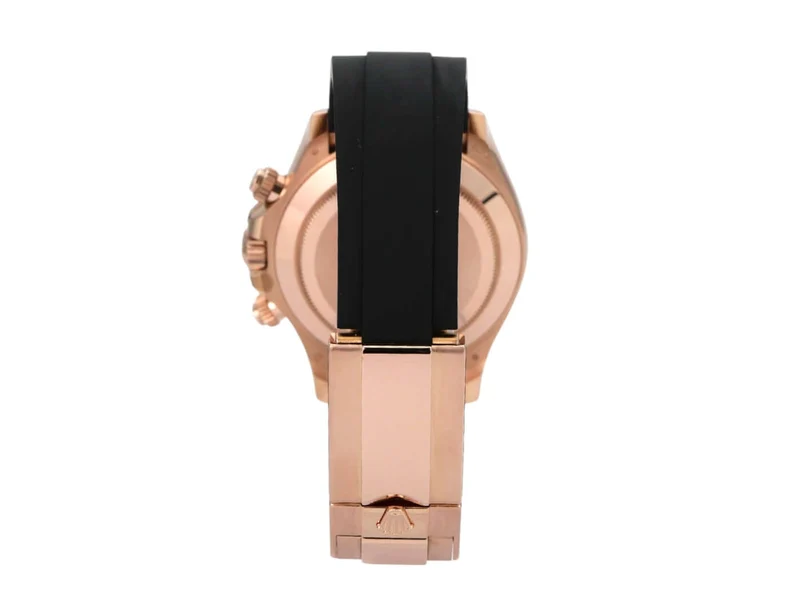 Rolex Daytona 116515LN Everose-Gold Oysterflex Schwarz