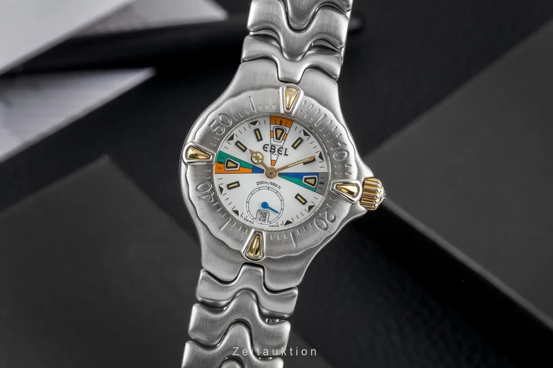 Ebel Sportwave steel / gold quartz women's watch E6012521 [2604728]