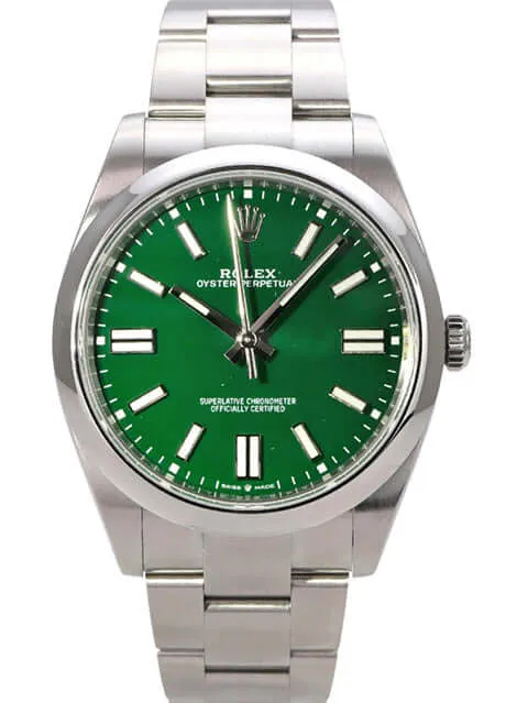 Rolex Oyster Perpetual 41 Ref. 124300 Grün