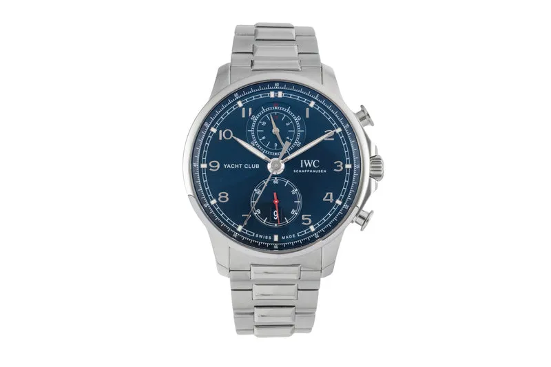 IWC Yachtclub chronograph steel automatic men's watch IW390701 LP: 13500EUR [2604999]
