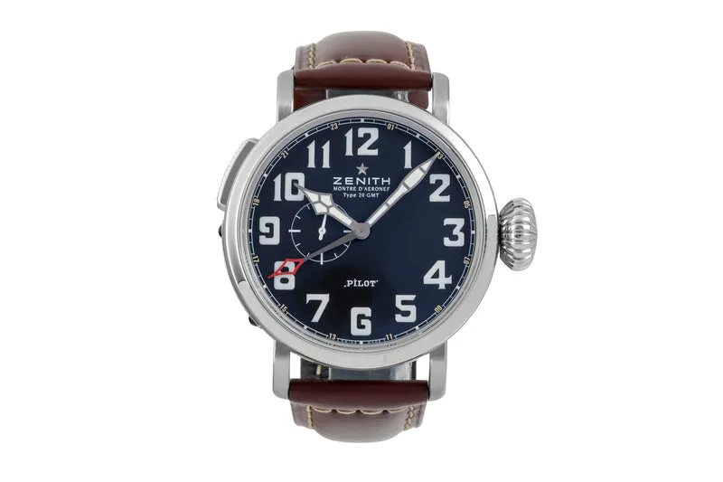 Zenith Pilot steel automatic men's watch 03.2430.693/21.C723 LP: 8500EUR [2604840]