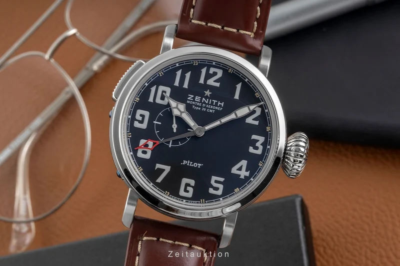 Zenith Pilot steel automatic men's watch 03.2430.693/21.C723 LP: 8500EUR [2604840]