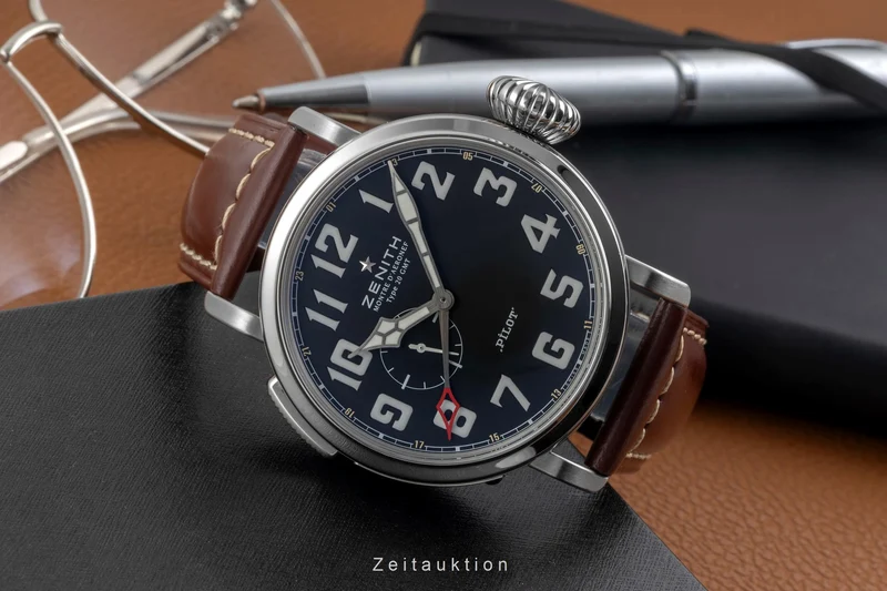 Zenith Pilot steel automatic men's watch 03.2430.693/21.C723 LP: 8500EUR [2604840]