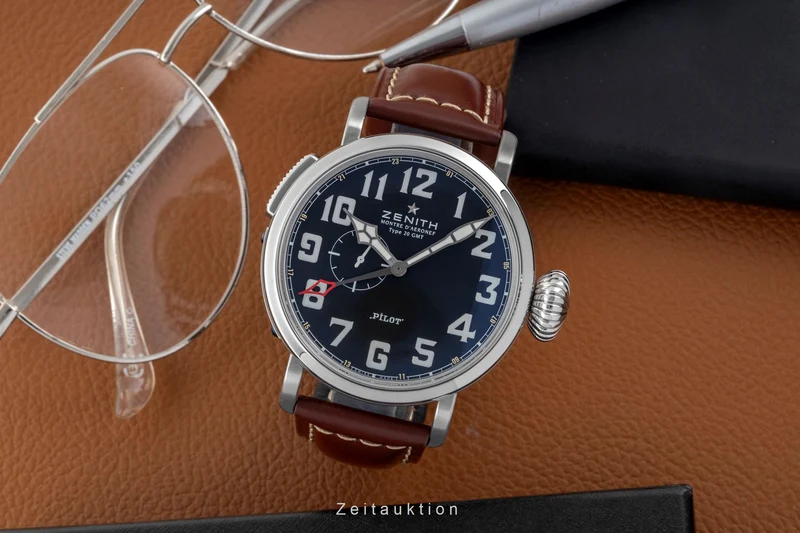 Zenith Pilot steel automatic men's watch 03.2430.693/21.C723 LP: 8500EUR [2604840]