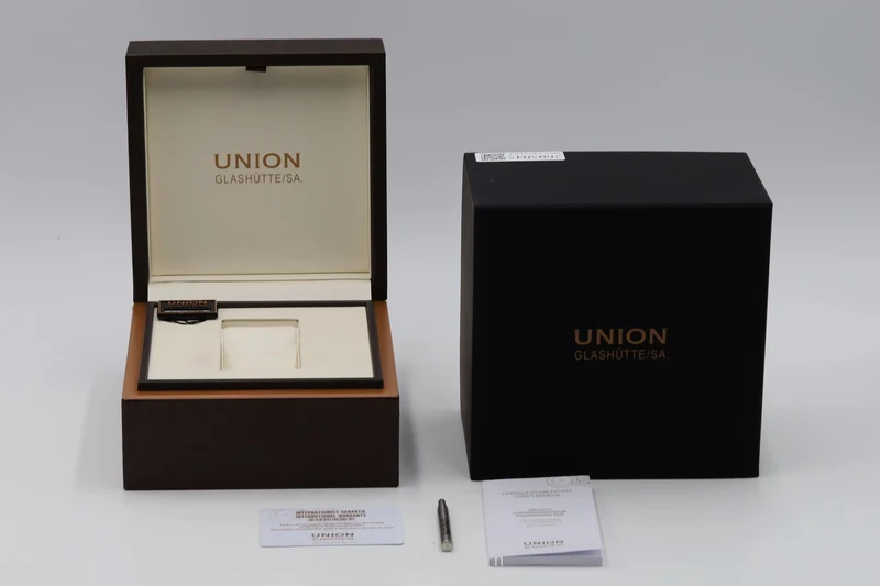 Union Glashütte Noramis chronograph steel automatic men's watch D012.927.11.047.00 LP: 3750EUR [2605045]