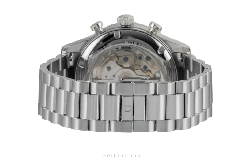 Union Glashütte Noramis chronograph steel automatic men's watch D012.927.11.047.00 LP: 3750EUR [2605045]