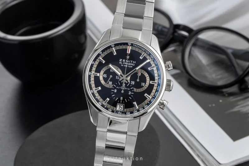 Zenith El Primero chronograph steel automatic men's watch 03.2040.400/21.M2040 VP: 11700EUR [2604847]