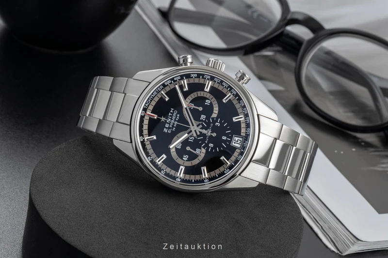 Zenith El Primero chronograph steel automatic men's watch 03.2040.400/21.M2040 VP: 11700EUR [2604847]