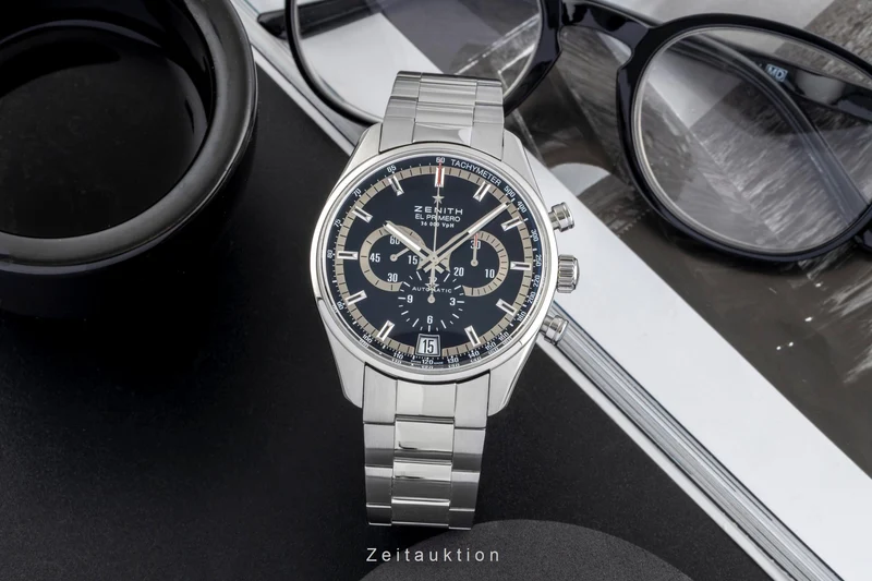 Zenith El Primero chronograph steel automatic men's watch 03.2040.400/21.M2040 VP: 11700EUR [2604847]