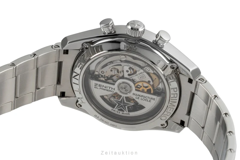 Zenith El Primero chronograph steel automatic men's watch 03.2040.400/21.M2040 VP: 11700EUR [2604847]